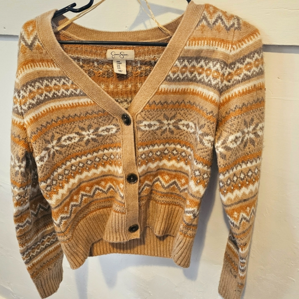 Jessica Simpson Cropped Cardigan